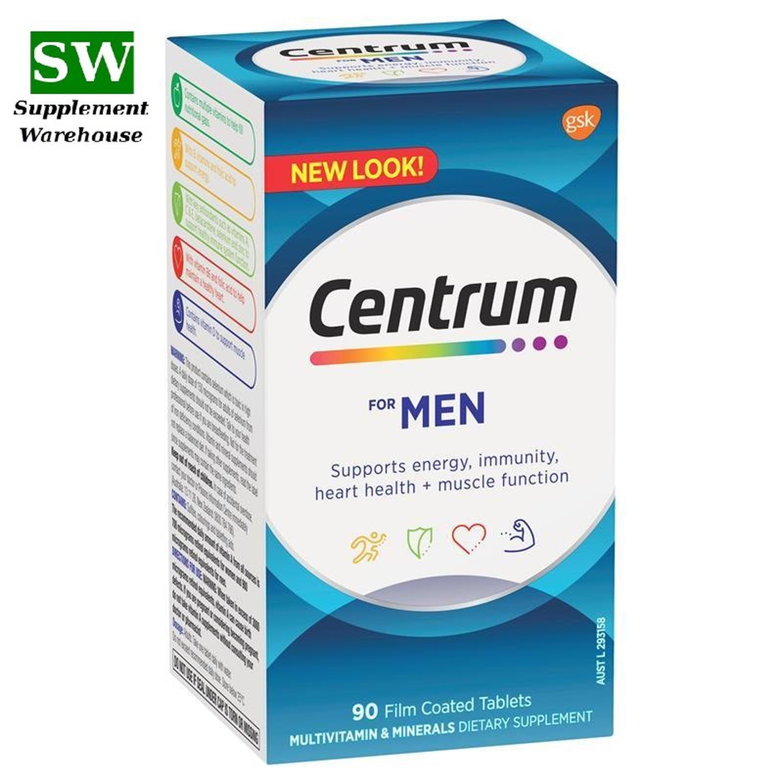 Centrum For Men Multivitamin - 90 Tablets thumbnail